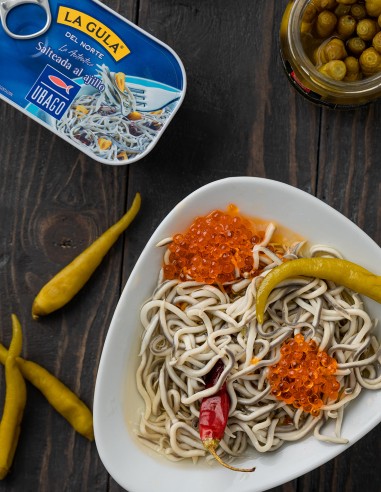 Surimi Al Ajillo "La Gula del Norte"...
